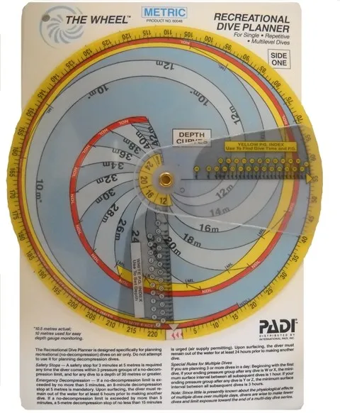 WHEEL RDP METRIC PADI AVEC INSTRUCTIONS