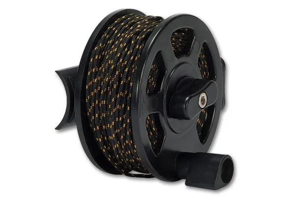 [DC114T] MOULINET HORIZONTAL CAPACITE 25M AVEC FIL 2MM IMERSION