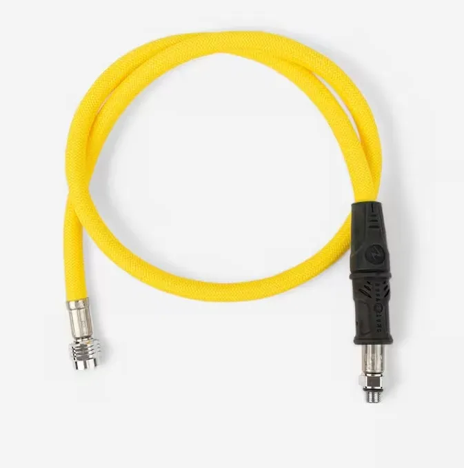 [706049] FLEXIBLE MP AQUAFLEX JAUNE 3/8"UNF 1M AQUALUNG