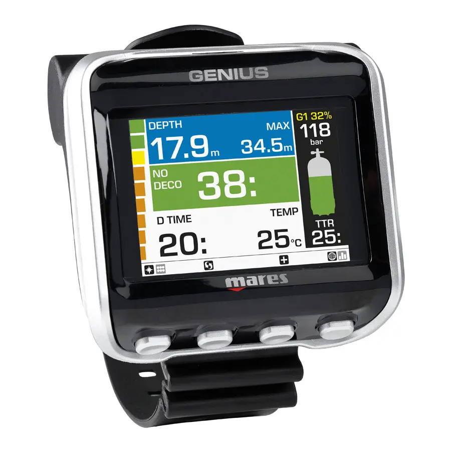 [414139-BKSI] Ordinateur de plongée Mares Genius