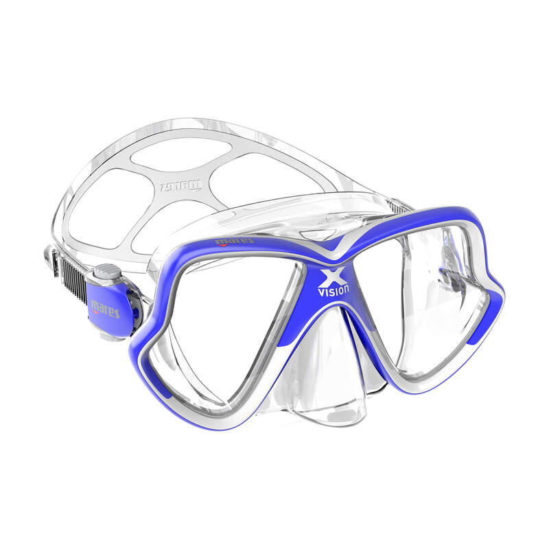 [411067-BXBLWCL] MASQUE X-VISION MID 2.0 MARES (BLEU, Silicone Transparent)