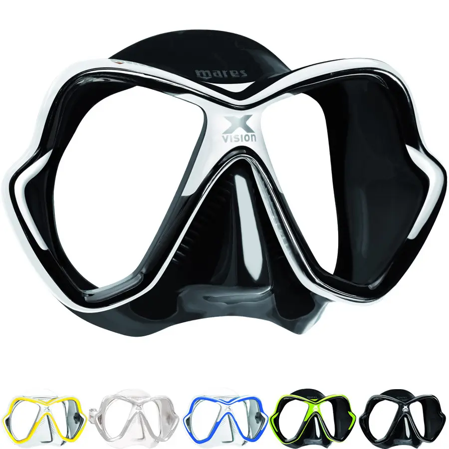 [411053-EBBK7BK] MASQUE X-VISION MARES (Noir, Silicone Noir)